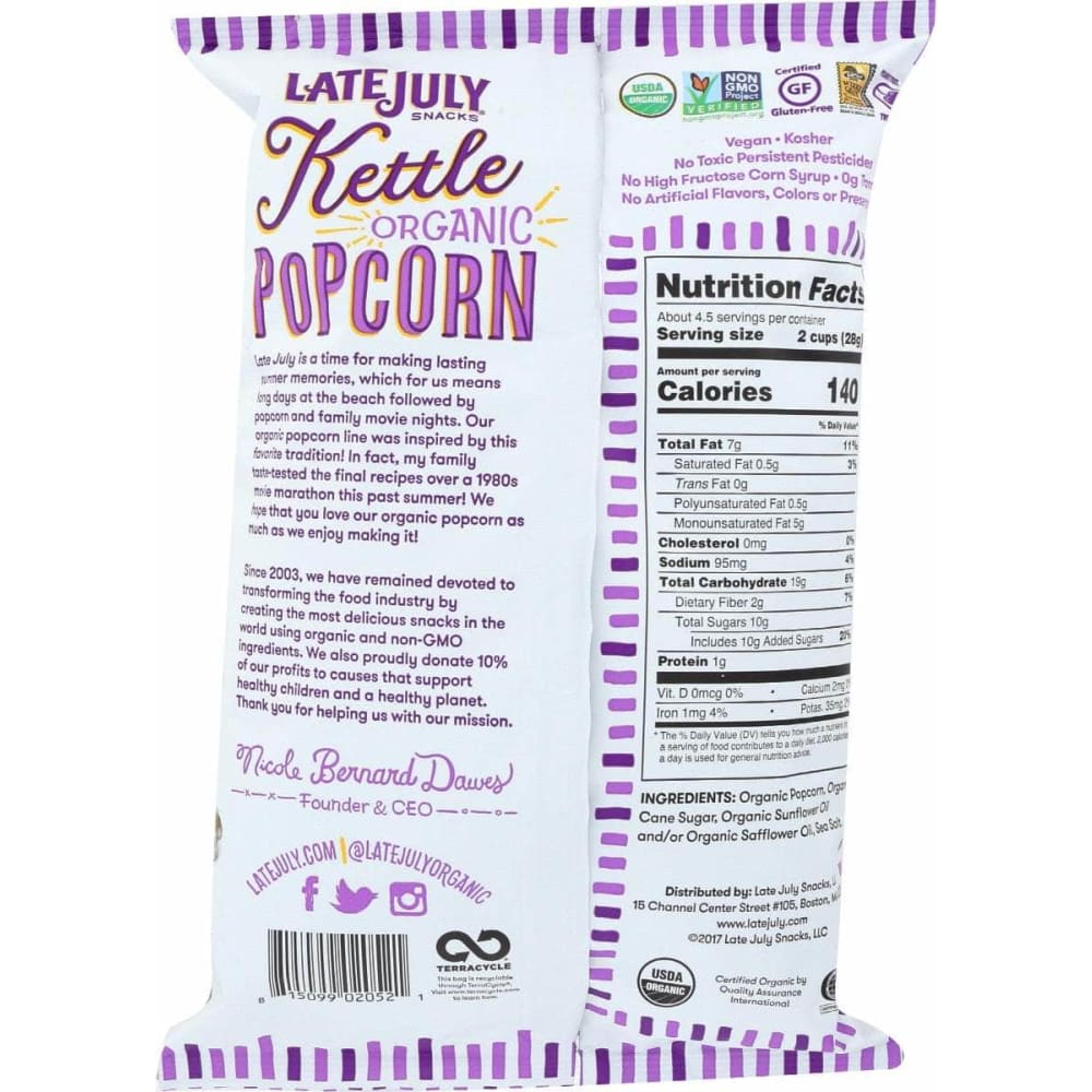 LATE JULY Late July Popcorn Kettle, 4.4 Oz