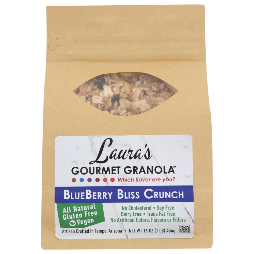 LAURAS GOURMET GRANOLA: Granola Blbry Bliss Crnch 16 OZ (Pack of 3) - LAURAS GOURMET GRANOLA