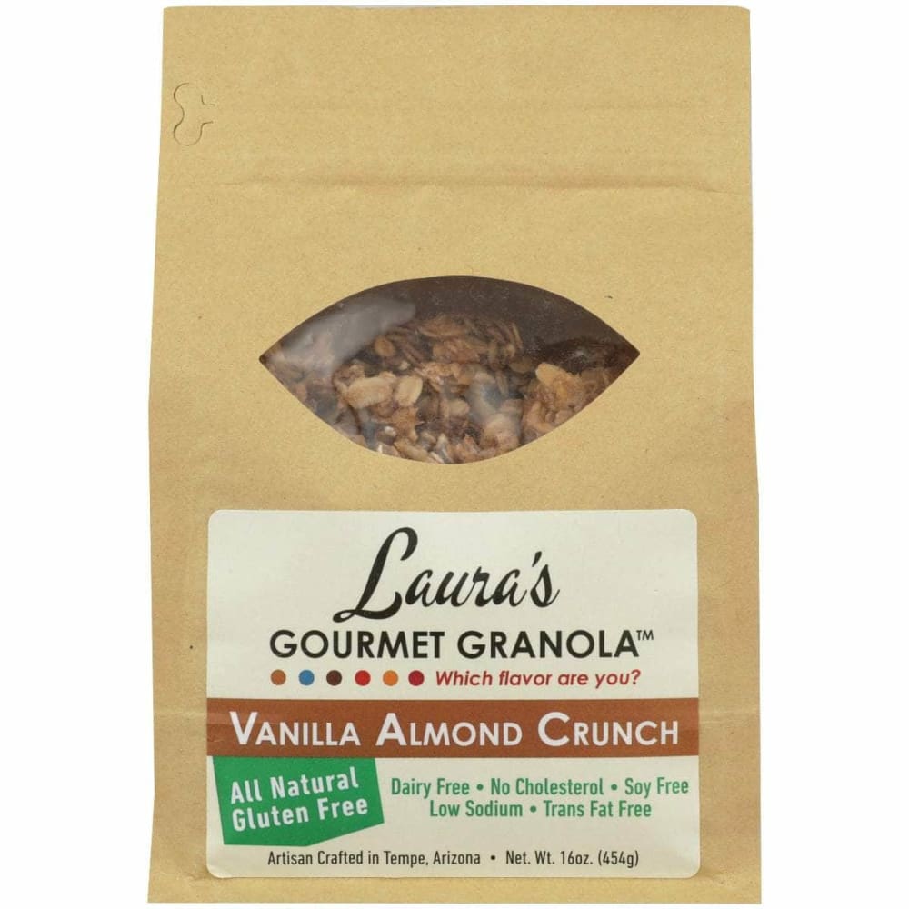 LAURAS GOURMET GRANOLA LAURAS GOURMET GRANOLA Granola Vanilla Almond, 16 oz