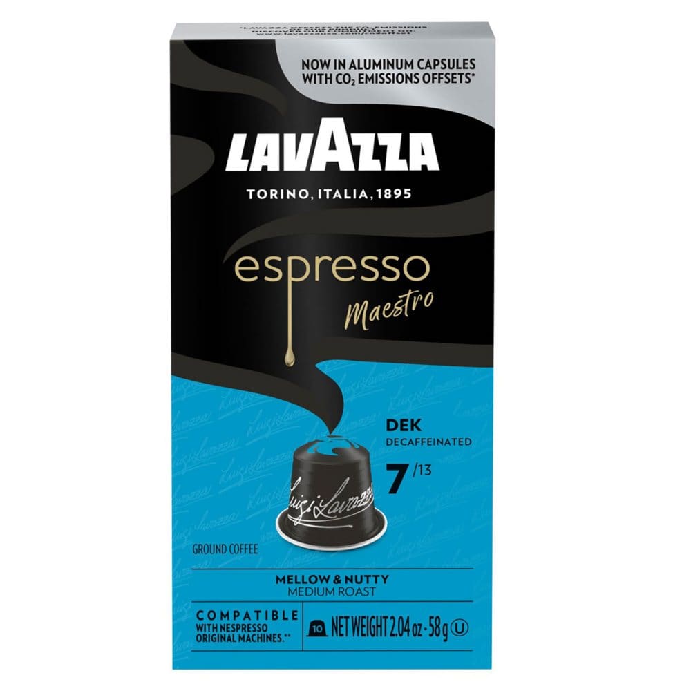 Lavazza Espresso Maestro Medium Roast Decaf Capsules (60 ct.) - K-Cups & Single Serve Coffee - Lavazza