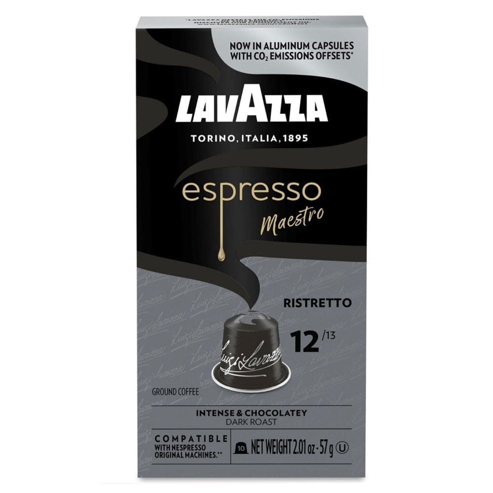 Lavazza Espresso Maestro Risteretto Dark Roast Capsules (60 ct.) - K-Cups & Single Serve Coffee - Lavazza