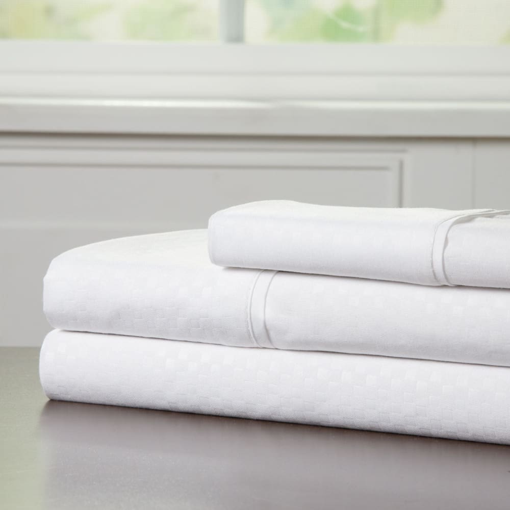 Lavish Home Brushed Microfiber Sheet Set - White - Home/Home/Bedding & Bath/Sheet Sets/ - Unbranded