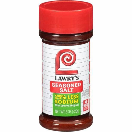 LAWRYS LAWRYS 25 Percent Less Sodium Seasoned Salt, 8 oz