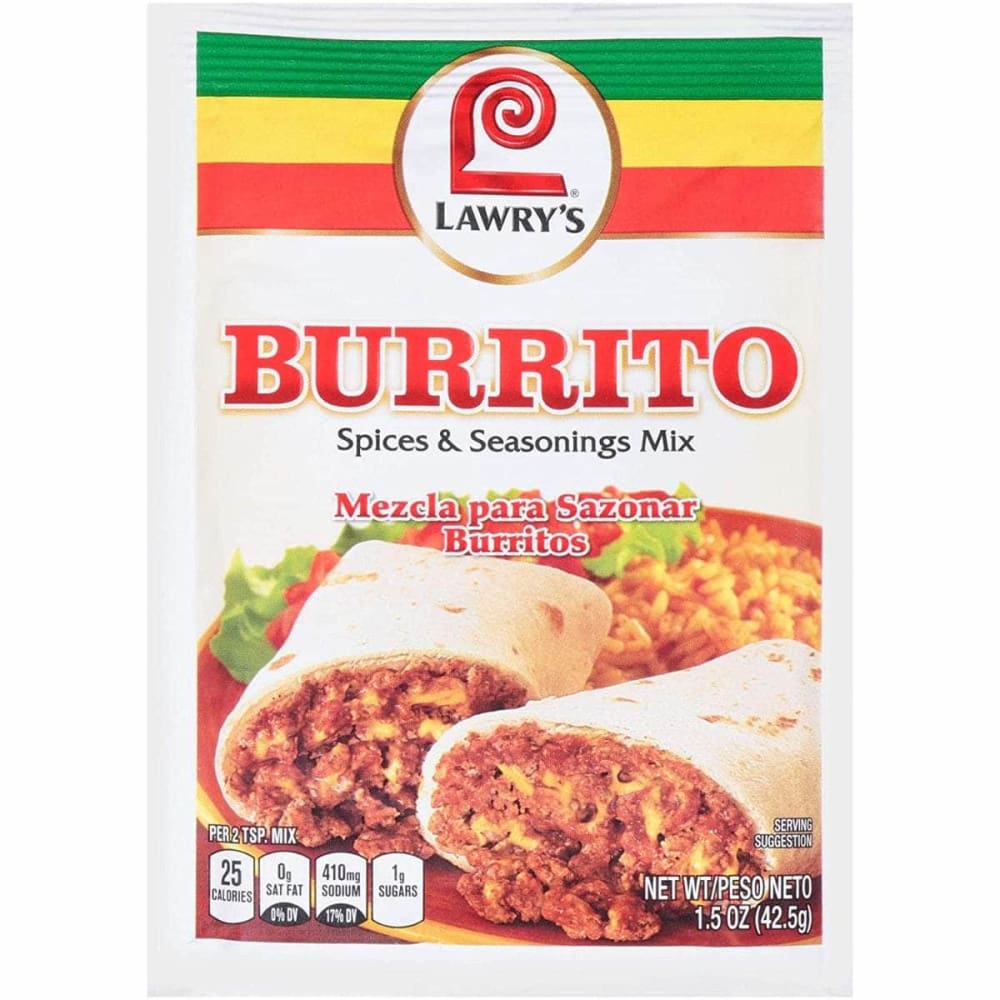 LAWRY'S LAWRYS Mix Ssnng Burrito, 1.5 oz