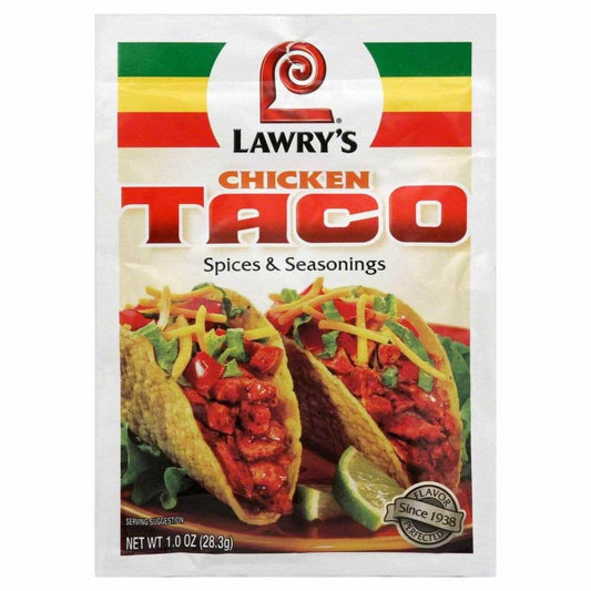 LAWRY'S LAWRYS Mix Ssnng Chckn Taco, 1 oz