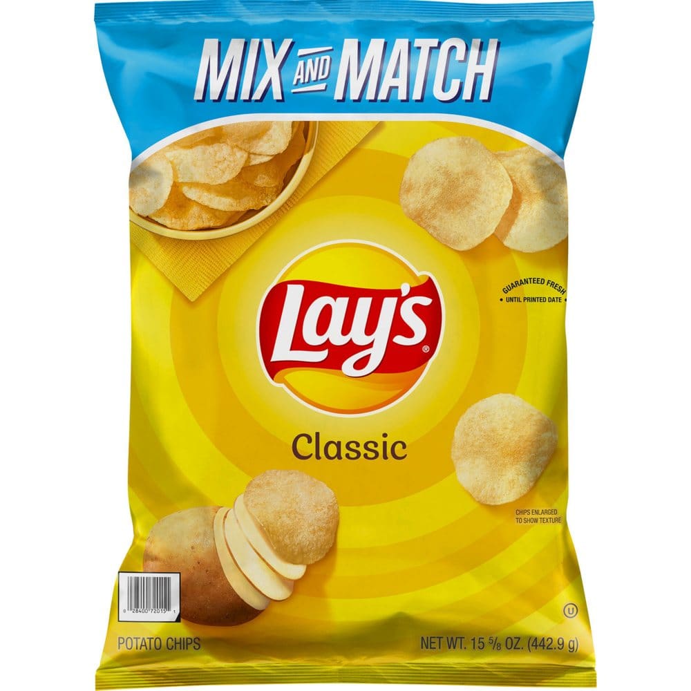 Lay’s Classic Potato Chips Mix & Match (15.625 oz.) (Pack of 2) - Snacks Under $10 - Lay’s