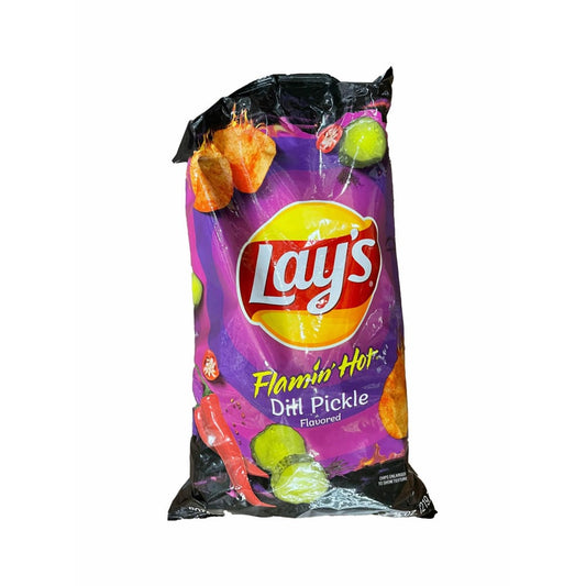 Lay's Lay's Flamin' Hot Dill Pickle Flavored Potato Chips, 7.75 oz Bag