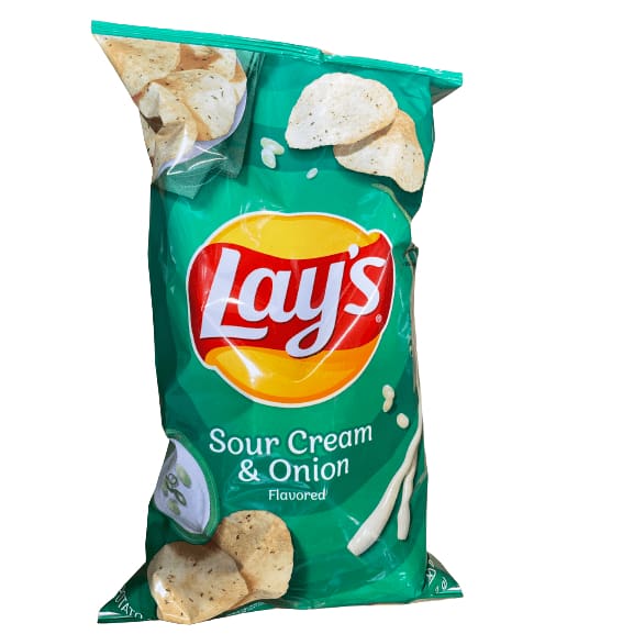 Lay's Lay's Potato Chips, Sour Cream & Onion Flavor, 7.75 oz Bag