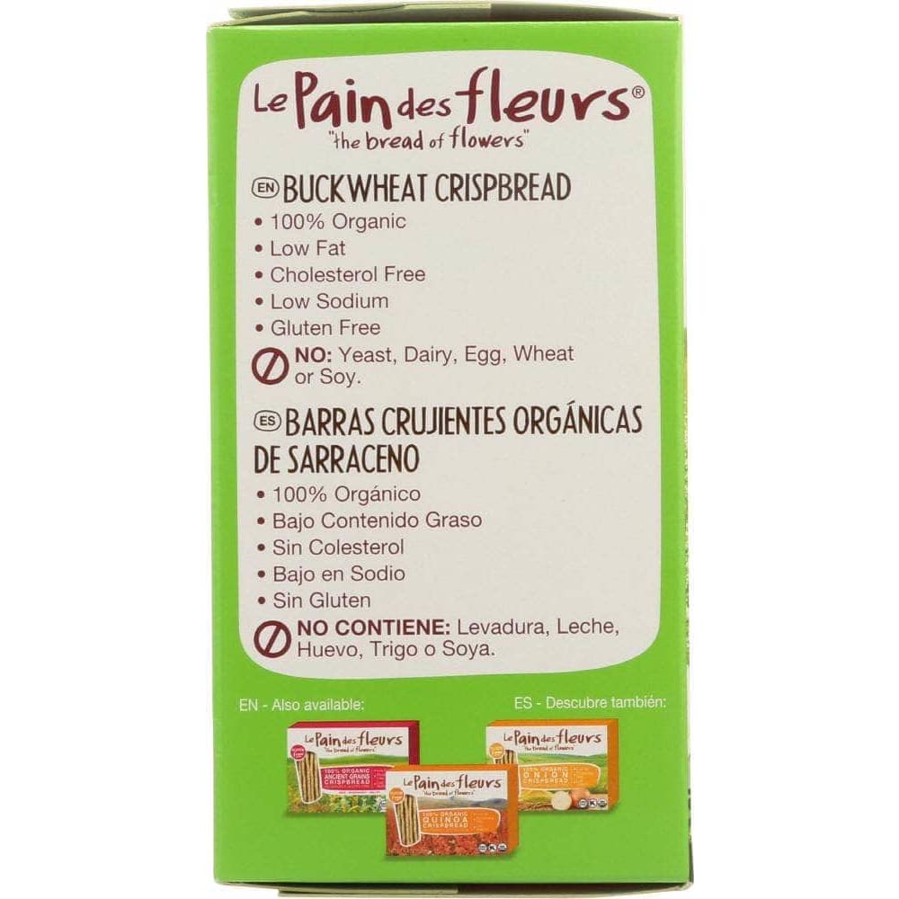 Le Pain Des Fleurs Le Pain Crispbread Buckwheat, 4.41 oz