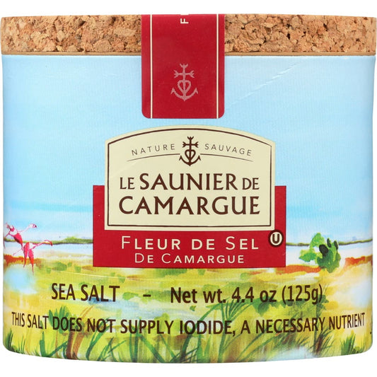LE SAUNIER: Sea Salt Fleur De Sel 4.4 oz (Pack of 2) - Grocery > Natural Snacks > Snacks - LE SAUNIER