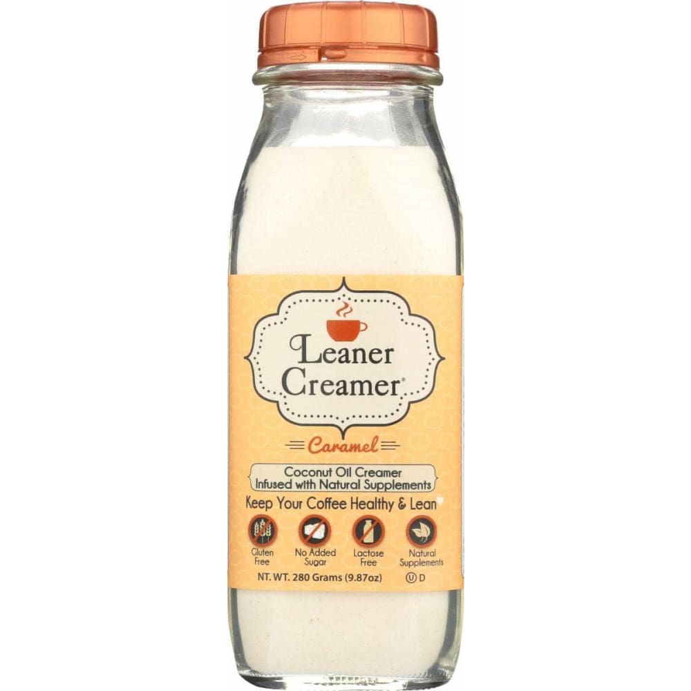LEANER CREAMER Grocery > Beverages > Coffee, Tea & Hot Cocoa LEANER CREAMER Creamy Caramel Creamer, 9.87 oz