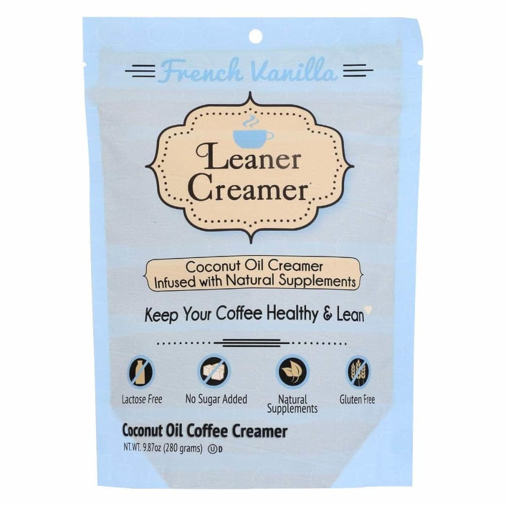 LEANER CREAMER Grocery > Beverages > Coffee, Tea & Hot Cocoa LEANER CREAMER French Vanilla Creamer Refill Pouch, 9.87 oz