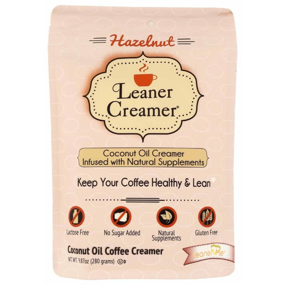 LEANER CREAMER Grocery > Beverages > Coffee, Tea & Hot Cocoa LEANER CREAMER Hazelnut Refill Pouch Creamer, 9.87 oz