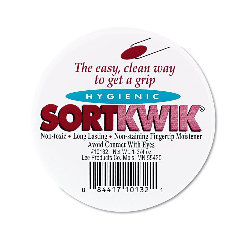 Lee Sortkwik - Fingertip Moisteners - Pink - 1.75 oz. - 2 Pack (Pack of 2) - Money Handling & Cash Registers - Lee
