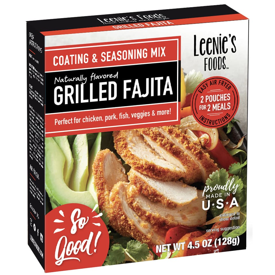 LEENIES FOODS: Grilled Fajita Coating & Seasoning Mix 1 EA (Pack of 5) - LEENIES FOODS
