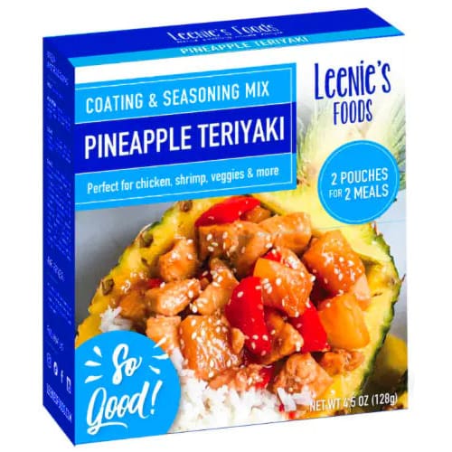 LEENIES FOODS: Pineapple Teriyaki Coating & Seasoning 1 EA (Pack of 5) - LEENIES FOODS