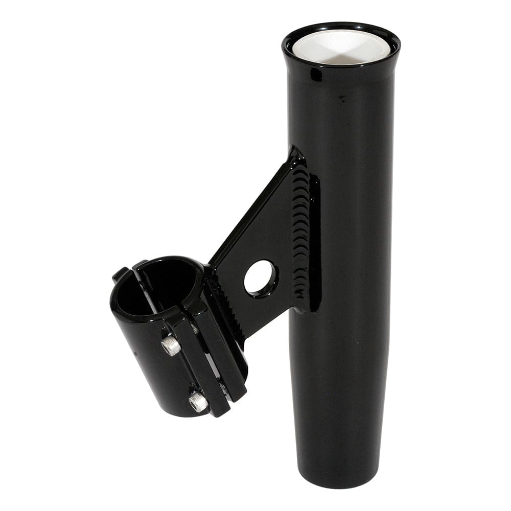 Lee’s Clamp-On Rod Holder - Black Aluminum - Vertical Mount - Fits 1.050 O.D. Pipe - Hunting & Fishing | Rod Holders - Lee’s Tackle