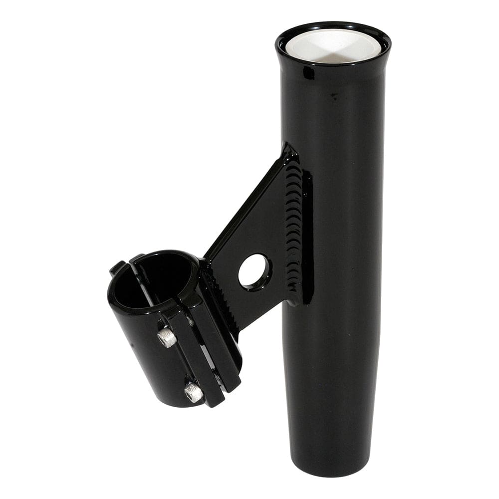 Lee’s Clamp-On Rod Holder - Black Aluminum - Vertical Mount - Fits 2.375 O.D. Pipe - Hunting & Fishing | Rod Holders - Lee’s Tackle