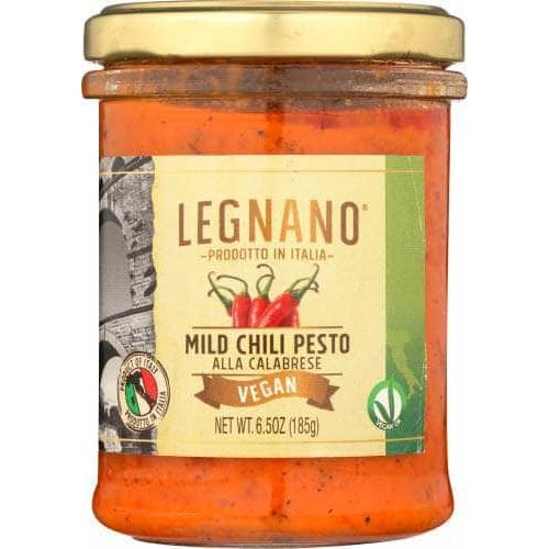 LEGNANO LEGNANO Vegan Mild Chili Pesto Alla Calabrese, 6.5 oz