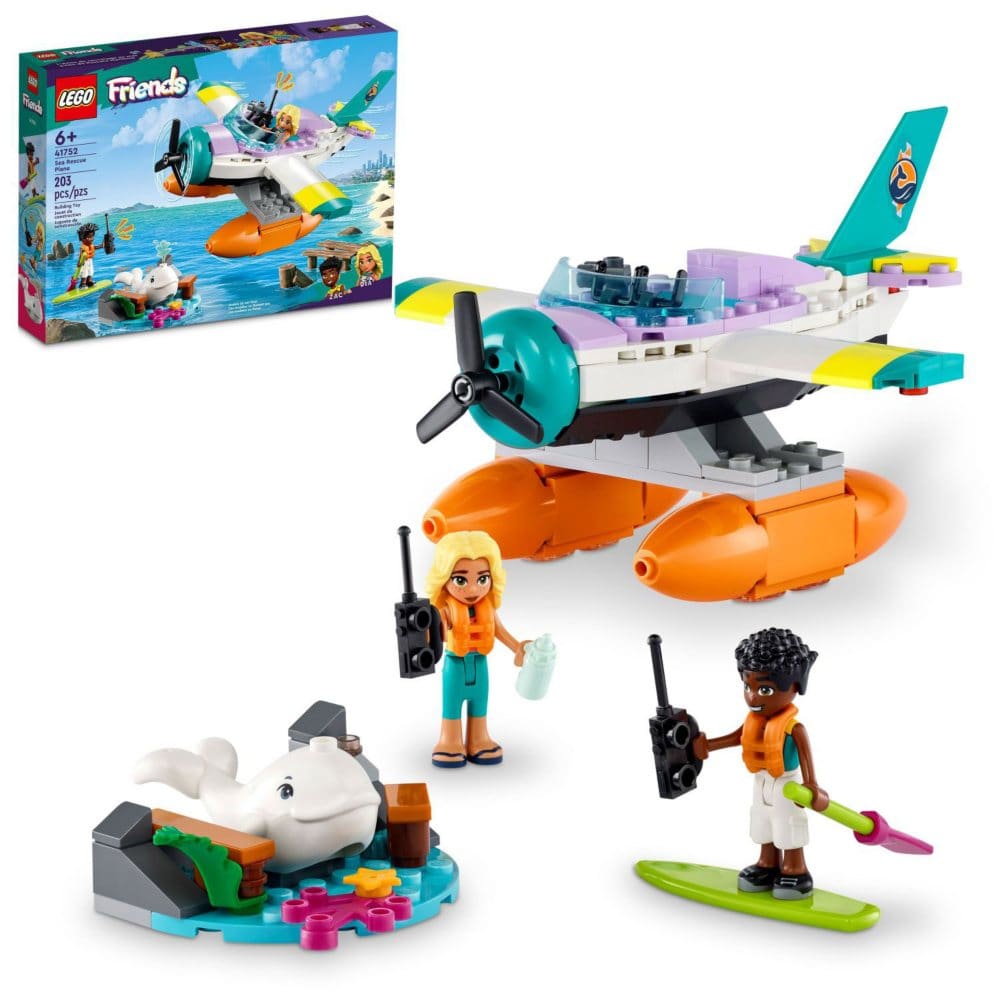 LEGO Friends Sea Rescue Plane Building Toy Set (203 Pieces) - Building Sets - ShelHealth