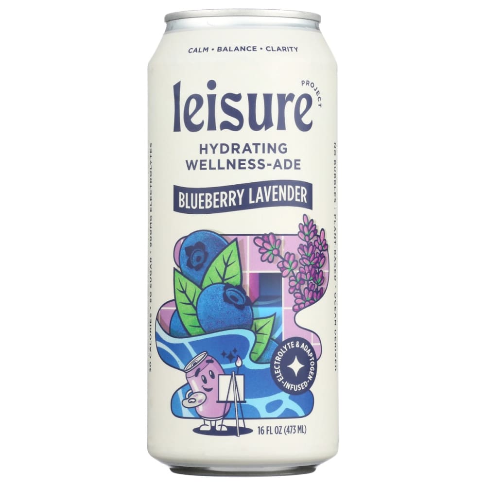 LEISURE PROJECT: Beverage Blbrry Lvndr 16 FO (Pack of 5) - Beverages > Sodas - LEISURE PROJECT