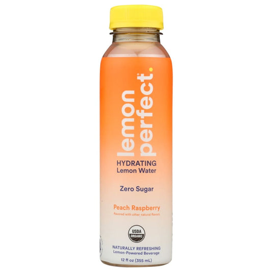 LEMON PERFECT: Water Peach Raspberry 12 FO (Pack of 6) - Grocery > Beverages > Water - LEMON PERFECT