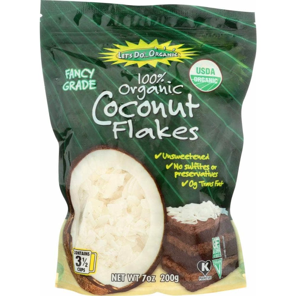 Lets Do Organic Let's Do Organic Coconut Flakes, 7 oz