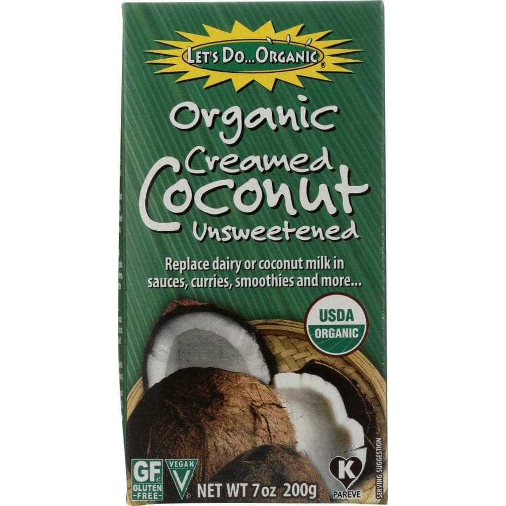 Lets Do Organics Let's Do Organic Creamed Coconut Unsweetened, 7 oz