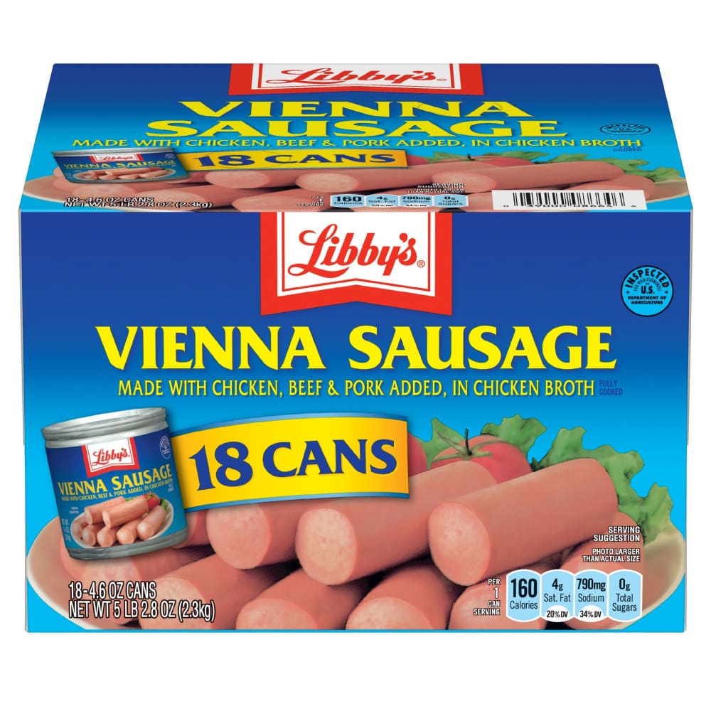 Libby’s Vienna Sausage 14.6 oz.Cans 18 Count - Libby’s
