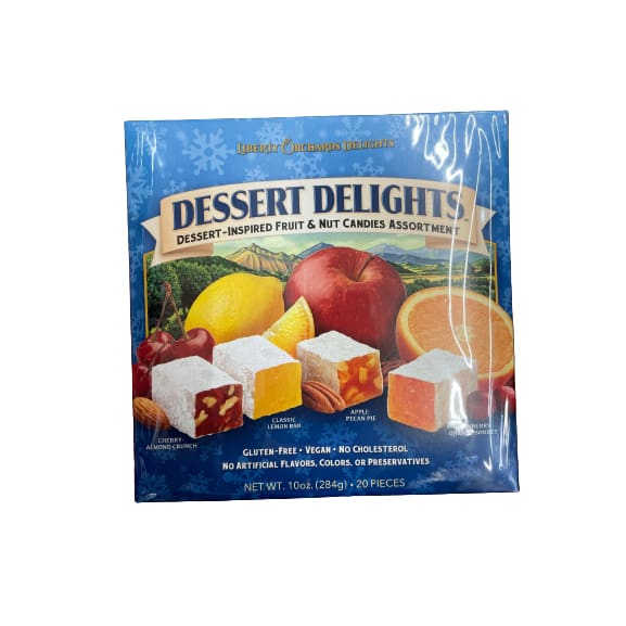Liberty Orchards Dessert Delights Holiday Gift Box 20 pieces 10oz - Liberty Orchards