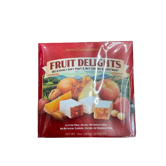 Liberty Orchards Fruit Delights Holiday Gift Box 20 pieces 10oz - Liberty Orchards