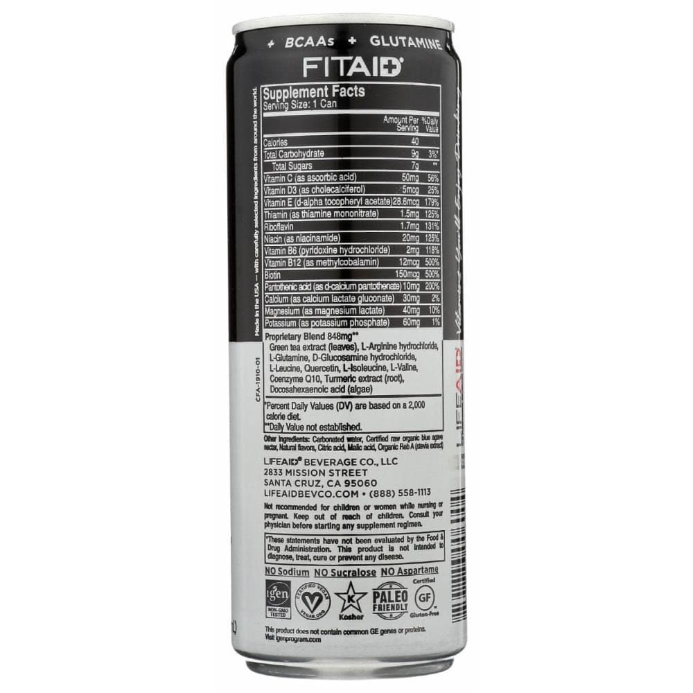 LIFEAID BEVERAGE Lifeaid Beverage Fitaid 4Pk, 48 Fo