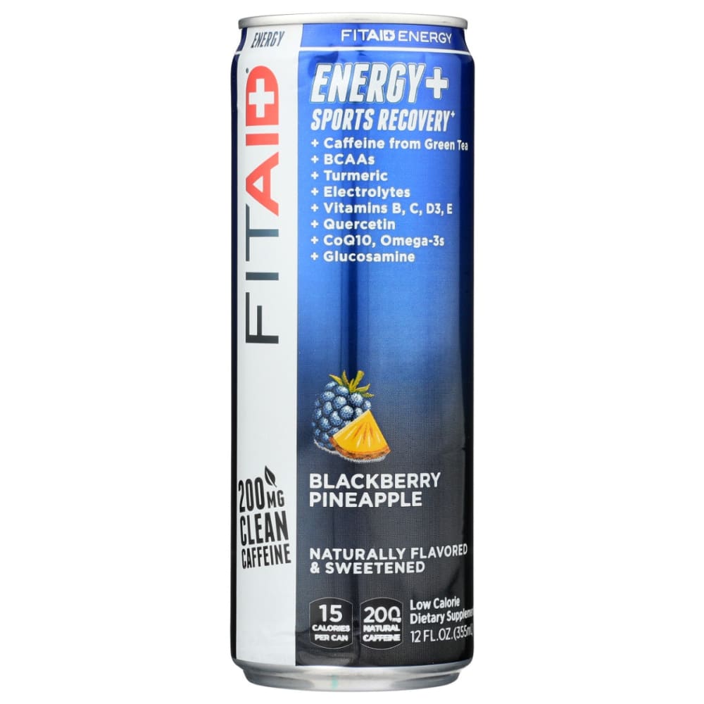 LIFEAID BEVERAGE: Fitaid Energy Blackberry Pineapple 12 fo (Pack of 5) - Beverages > Energy Drinks - LIFEAID BEVERAGE