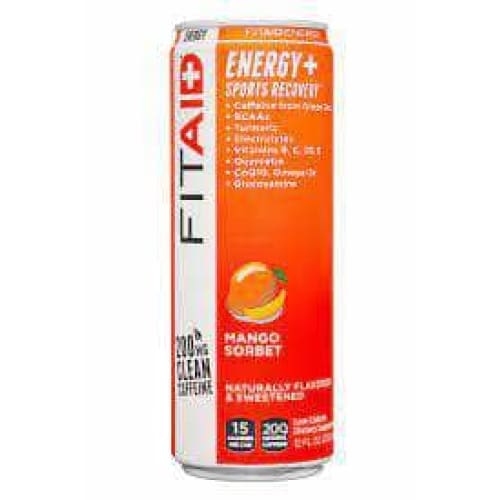 Lifeaid Beverage Grocery > Beverages > Energy Drinks LIFEAID BEVERAGE: Fitaid Energy Mango, 12 fo