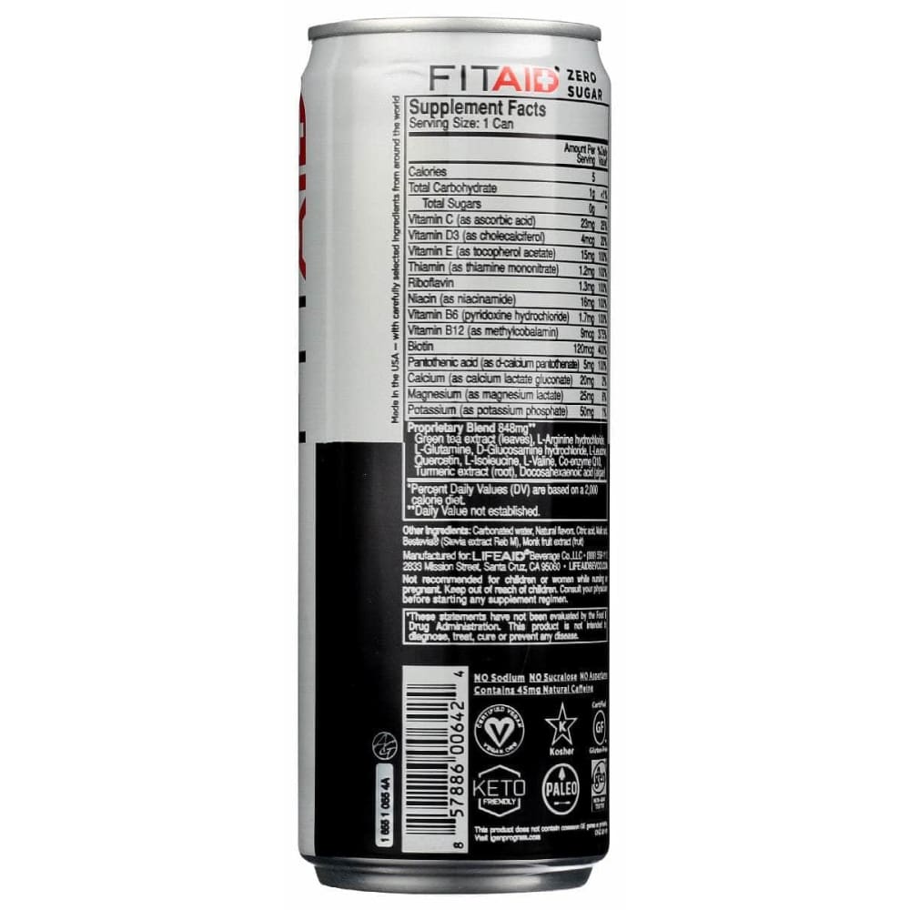 LIFEAID BEVERAGE Lifeaid Beverage Fitaid Zero 4Pk, 48 Fo