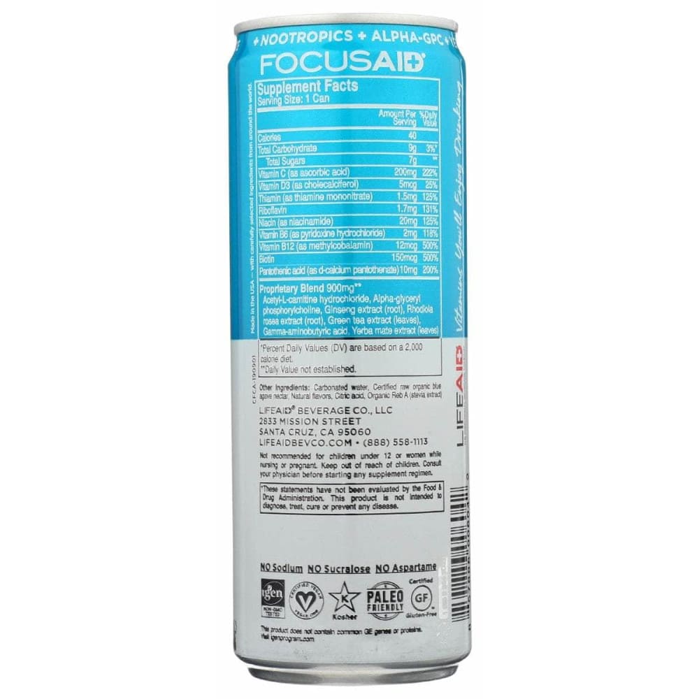 LIFEAID BEVERAGE Lifeaid Beverage Focusaid 4Pk, 48 Fo
