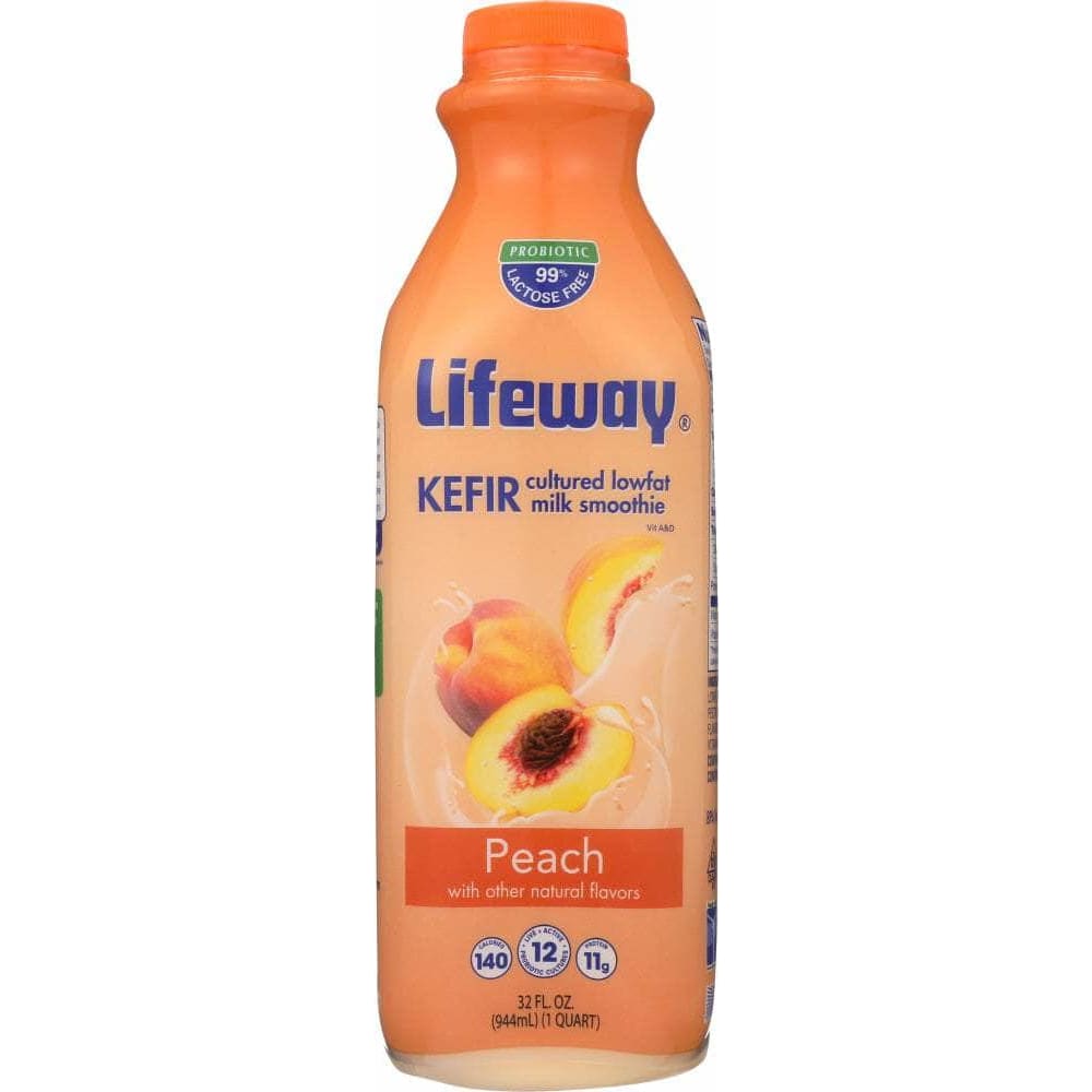Lifeway Lifeway Kefir Peach Cultured Lowfat Milk Smoothie, 32 oz