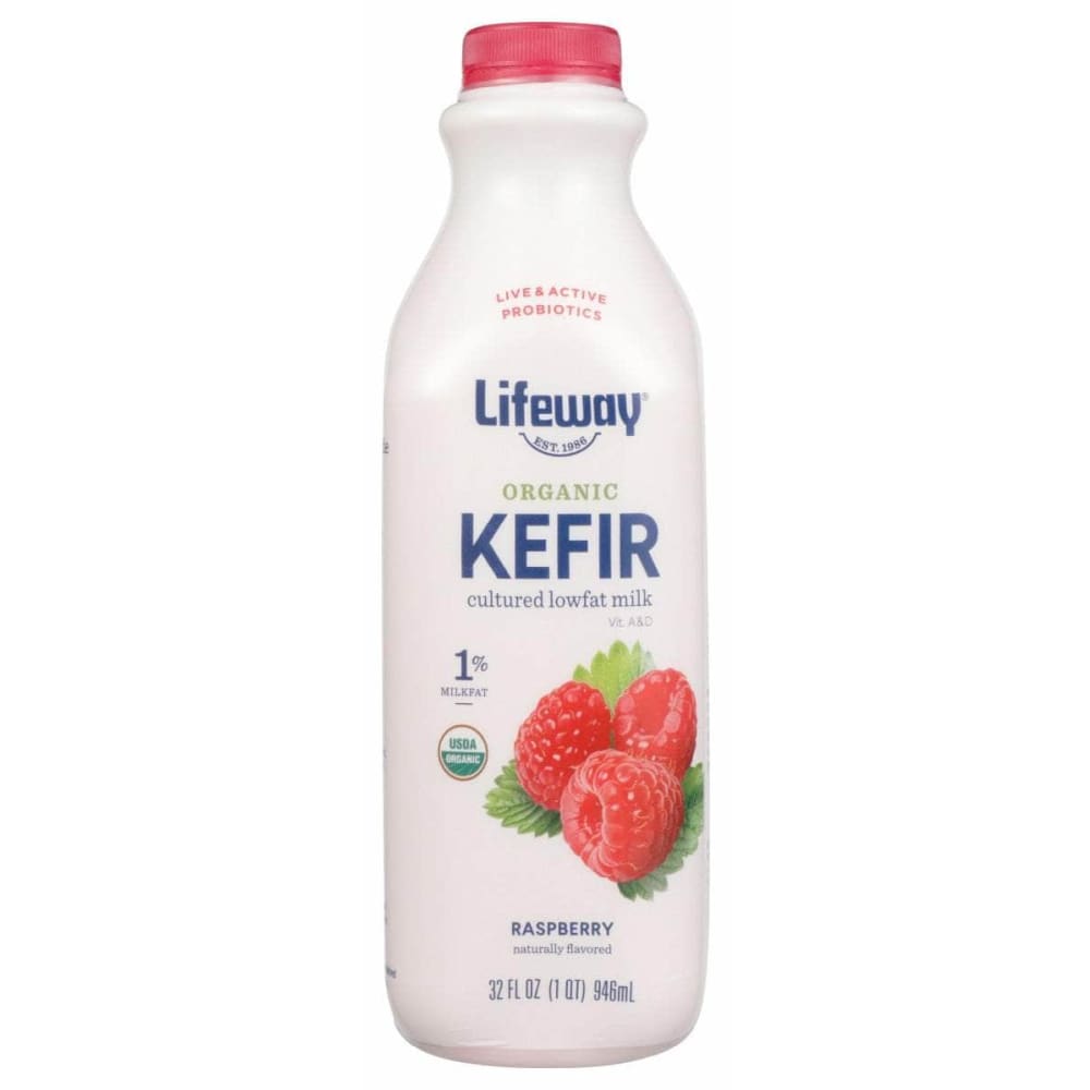 Lifeway Lifeway Organic Low Fat Kefir Raspberry, 32 oz