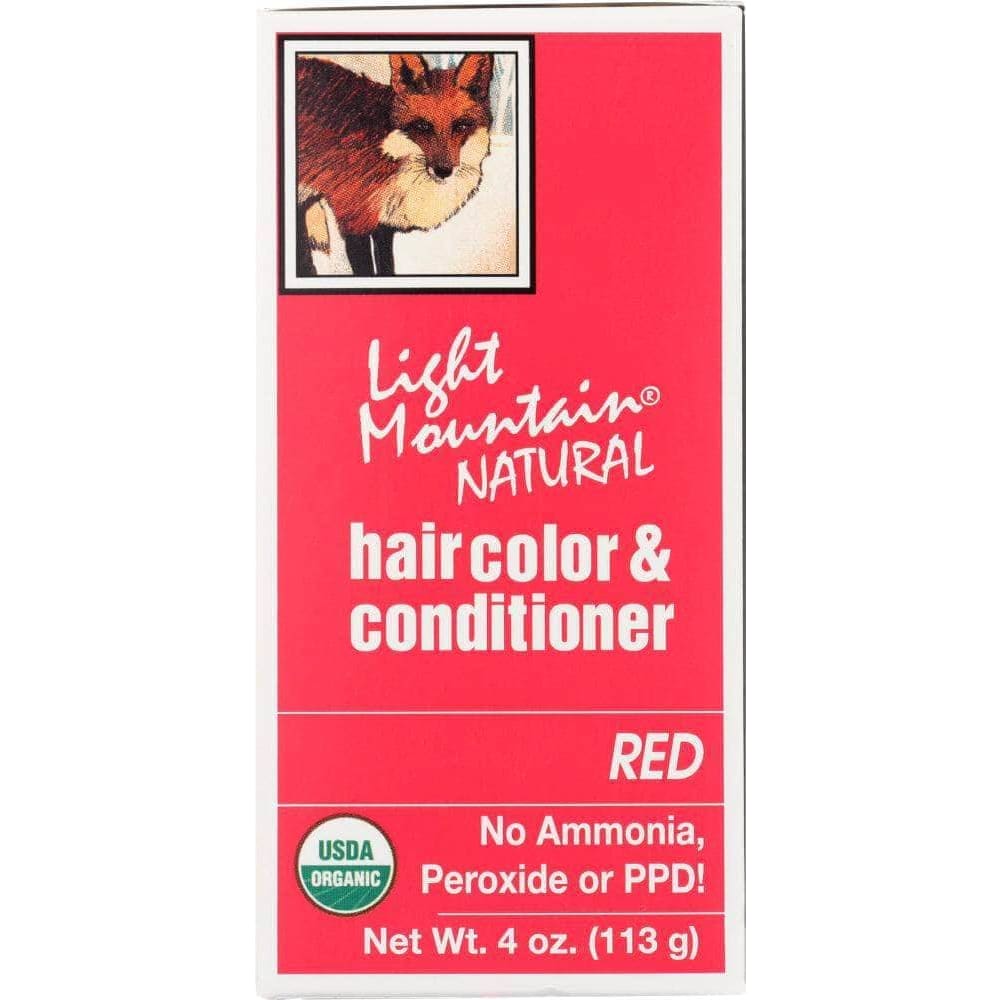 Light Mountain Light Mountain Organic Natural Hair Color & Conditioner Red, 4 Oz