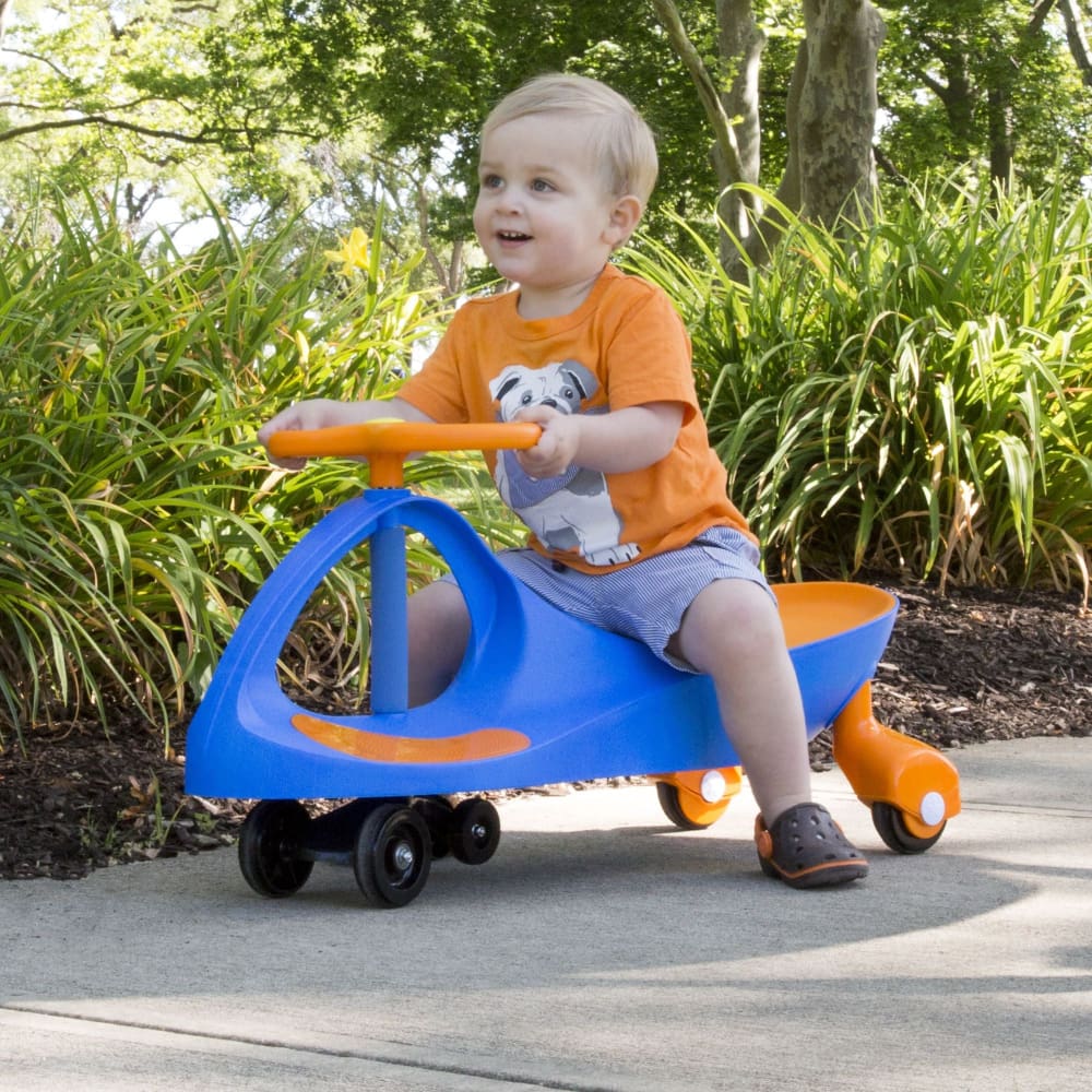 Lil’ Rider Wiggle Car Ride-On - Blue and Orange - Lil’
