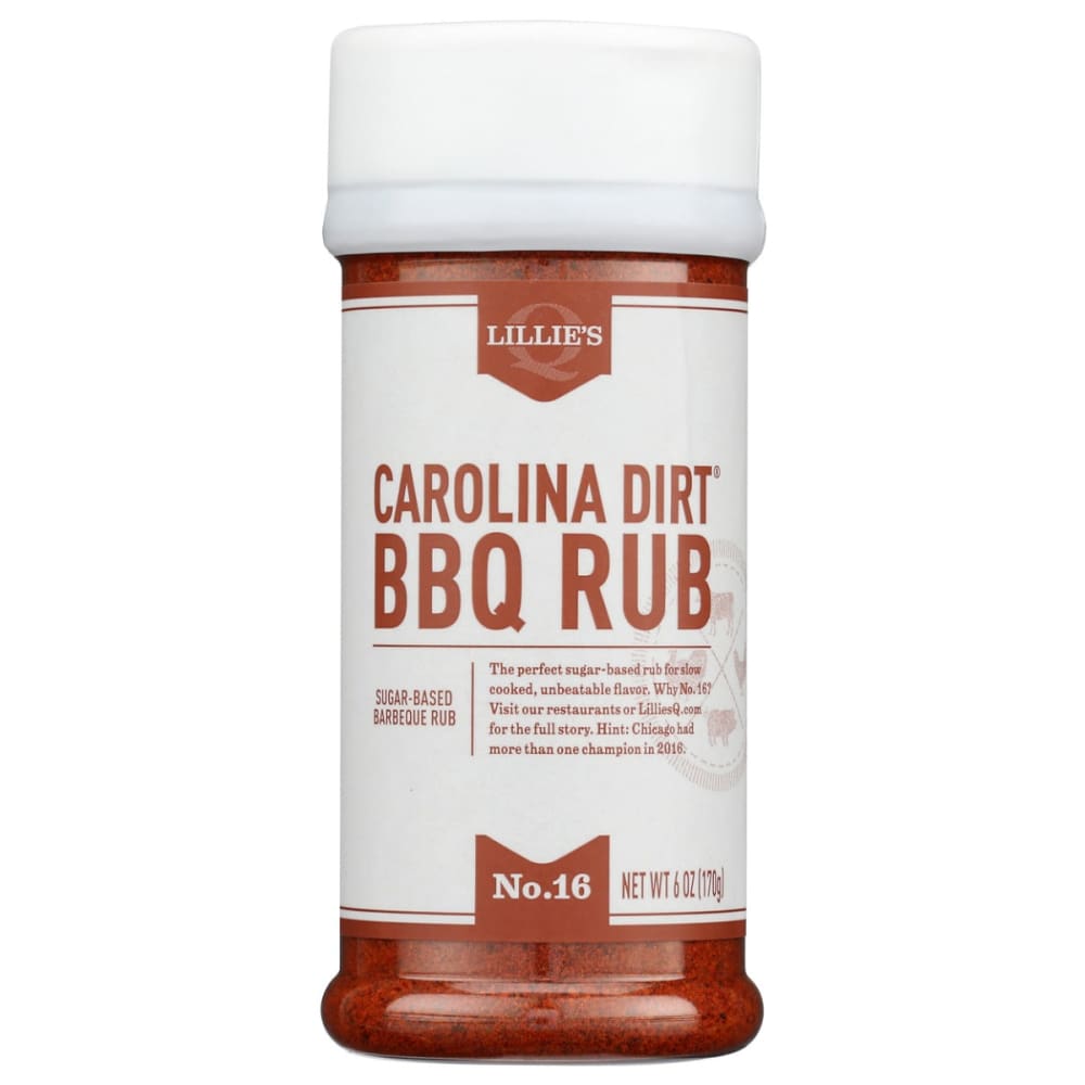 LILLIES Q: Seasoning Rb Q Carlna Drt 6 OZ (Pack of 4) - Grocery > Cooking & Baking > Seasonings - LILLIES Q
