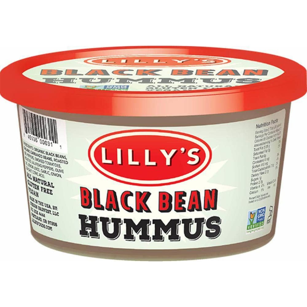 Lillys Hummus Lilly's Hummus Black Bean, 12 oz