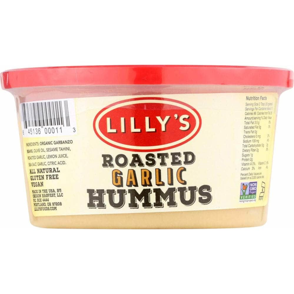 Lillys Hummus Lilly's Roasted Garlic Hummus, 12 oz