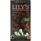 Lilys Sweets Lilys Sweets 70% Extra Dark Chocolate Sea Salt Bar, 2.8 oz