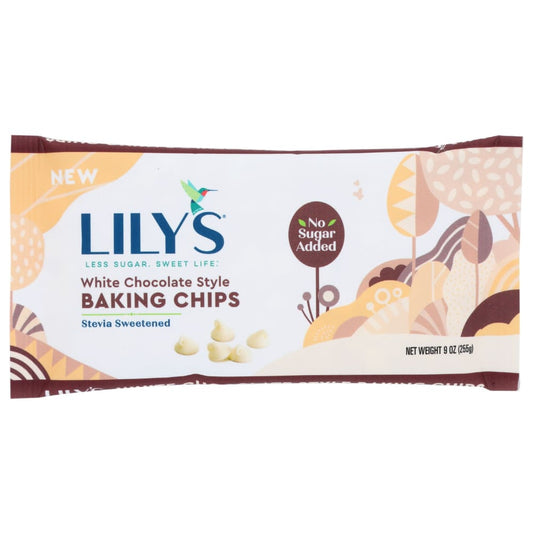 LILYS SWEETS: Chips Baking White Choc 9 OZ (Pack of 3) - Beverages > Coffee Tea & Hot Cocoa - LILYS SWEET