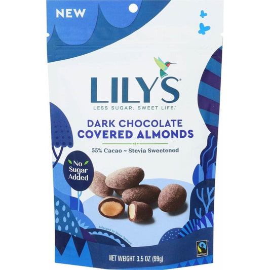 LILYS SWEETS Lilys Sweets Dark Chocolate Covered Almonds, 3.5 Oz