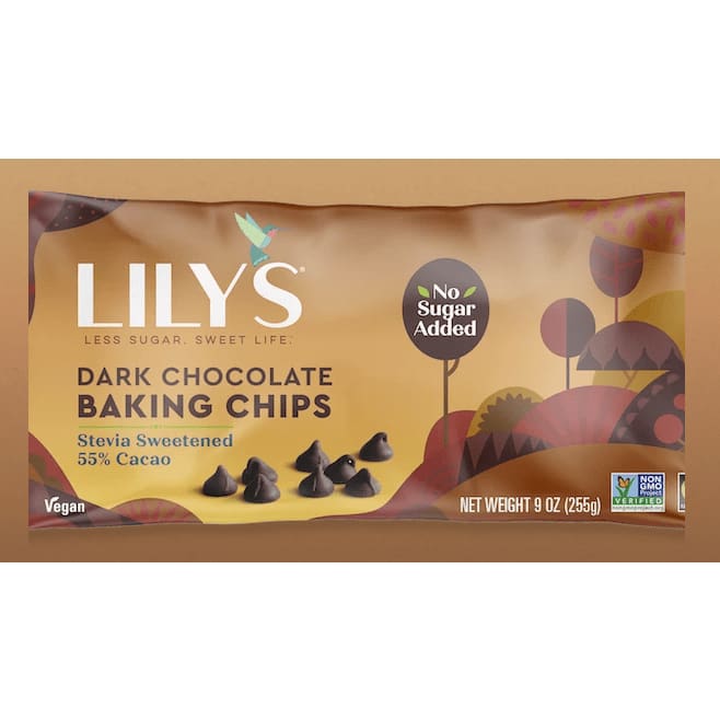 Lilys Sweets Lilys Sweets Dark Chocolate Premium Baking Chips, 9 oz