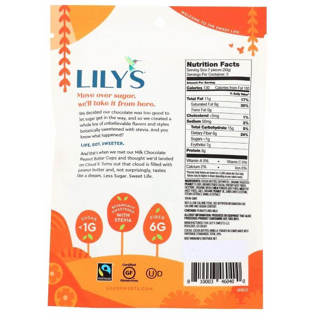 Lilys Sweets Lilys Sweets Milk Chocolate Style Peanut Butter Cups, 3.20 oz