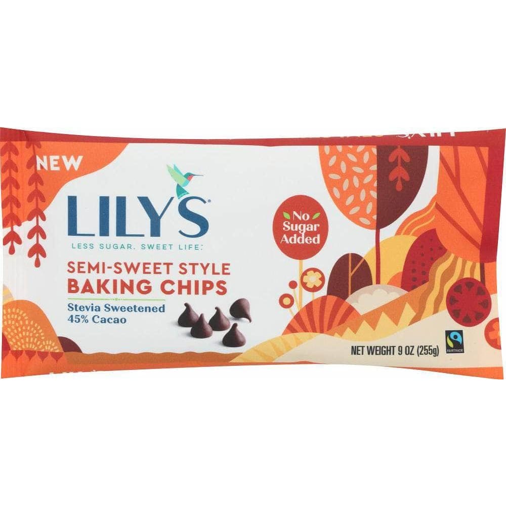 Lilys Sweets Lilys Sweets Semi-Sweet Style Baking Chips, 9 oz