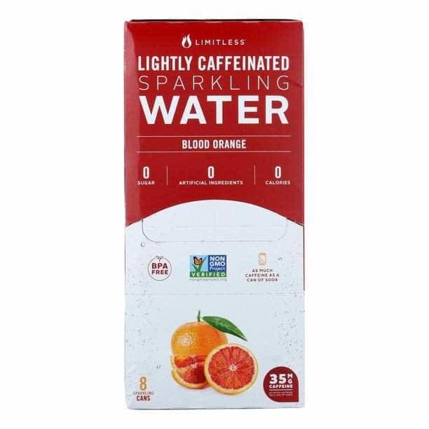 LIMITLESS Grocery > Beverages > Water > Sparkling Water LIMITLESS: Blood Orange Sparkling Water 8 Pk, 96 fo